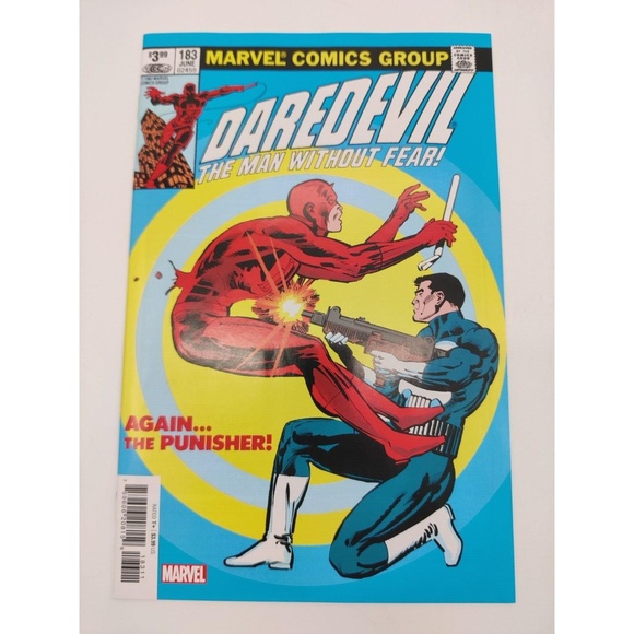 DAREDEVIL #183 FACSIMILE REPRINT 2023 PUNISHER MARVEL COMICS VF - Picture 1 of 6
